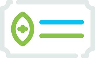 Ticket Creative Icon Design vector