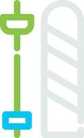 Skis Creative Icon Design vector