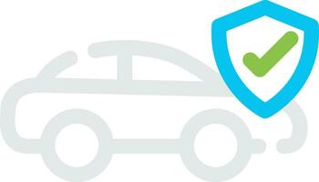 Car Insurance Creative Icon Design vector