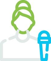 Journalist Creative Icon Design vector