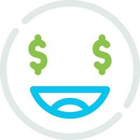 Greedy Creative Icon Design vector