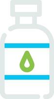 Water Bottle Creative Icon Design vector