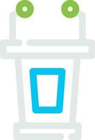 Lectern Creative Icon Design vector