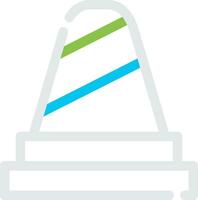 Cone Creative Icon Design vector