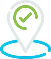 Checkmark Creative Icon Design vector