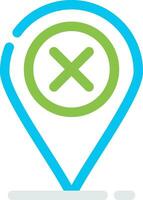 Wrong Creative Icon Design vector