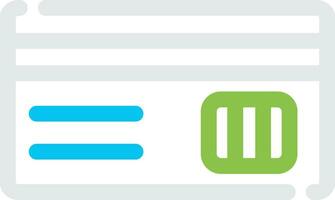 Credit Card Creative Icon Design vector