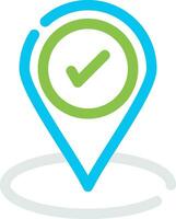 Correct Creative Icon Design vector