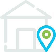 Home Location Creative Icon Design vector