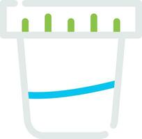 Urine Test Creative Icon Design vector