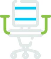 Office Chair Creative Icon Design vector