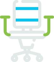 Office Chair Creative Icon Design vector