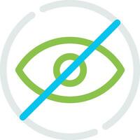 Blindness Creative Icon Design vector