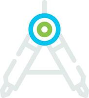 Compass Creative Icon Design vector