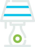 Table Lamp Creative Icon Design vector