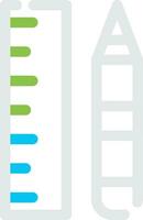 Ruler Creative Icon Design vector