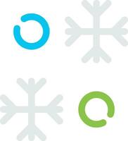 Snowflake Creative Icon Design vector