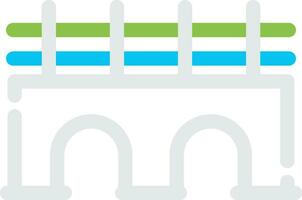 Bridge Creative Icon Design vector