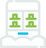 Vending Machine Creative Icon Design vector