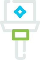 Clean Creative Icon Design vector