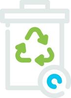 Recycle Bin Creative Icon Design vector