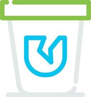 Trash Creative Icon Design vector