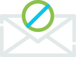 diseño de icono creativo de bloque de correo electrónico vector