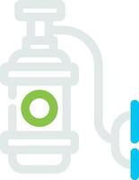 Oxygen Tank Creative Icon Design vector