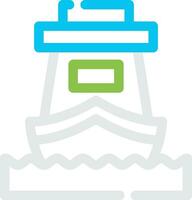 Ship Creative Icon Design vector