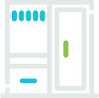 Wardrobe Creative Icon Design vector