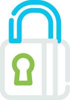 Padlock Creative Icon Design vector