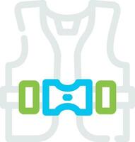 Life Jacket Creative Icon Design vector