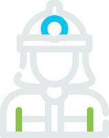 Firefighter Creative Icon Design vector