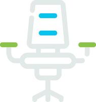 Desk Chair Creative Icon Design vector