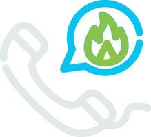 Emergency Call Creative Icon Design vector