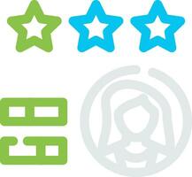 Review Creative Icon Design vector