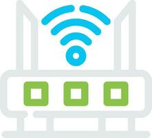 Router Creative Icon Design vector