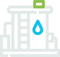 Oil Tank Creative Icon Design vector