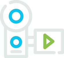 Camcorder Creative Icon Design vector