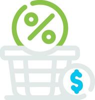 Basket Creative Icon Design vector