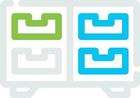 Cabinet Creative Icon Design vector