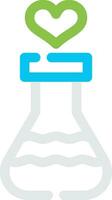 Test Tube Creative Icon Design vector