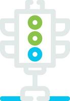 Traffic Lights Creative Icon Design vector