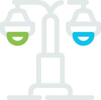 Street Lamp Creative Icon Design vector