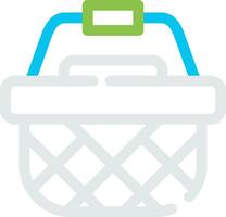 Picnic Basket Creative Icon Design vector