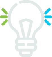 Light Bulb Creative Icon Design vector