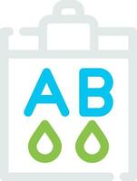 Blood Type Ab Creative Icon Design vector