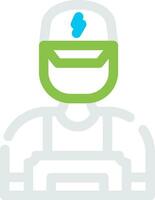 Electrician Creative Icon Design vector