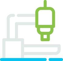 Microscope Creative Icon Design vector