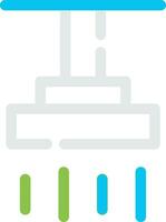 Shower Creative Icon Design vector